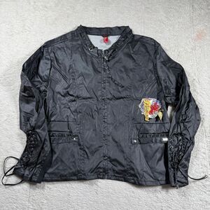 NWT Apple Bottoms Lace Up Sleeve Zip Up Women’s Jacket